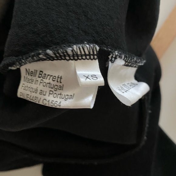 Neil Barrett flash neoprene zip sweatshirt size XS - Picture 6 of 6